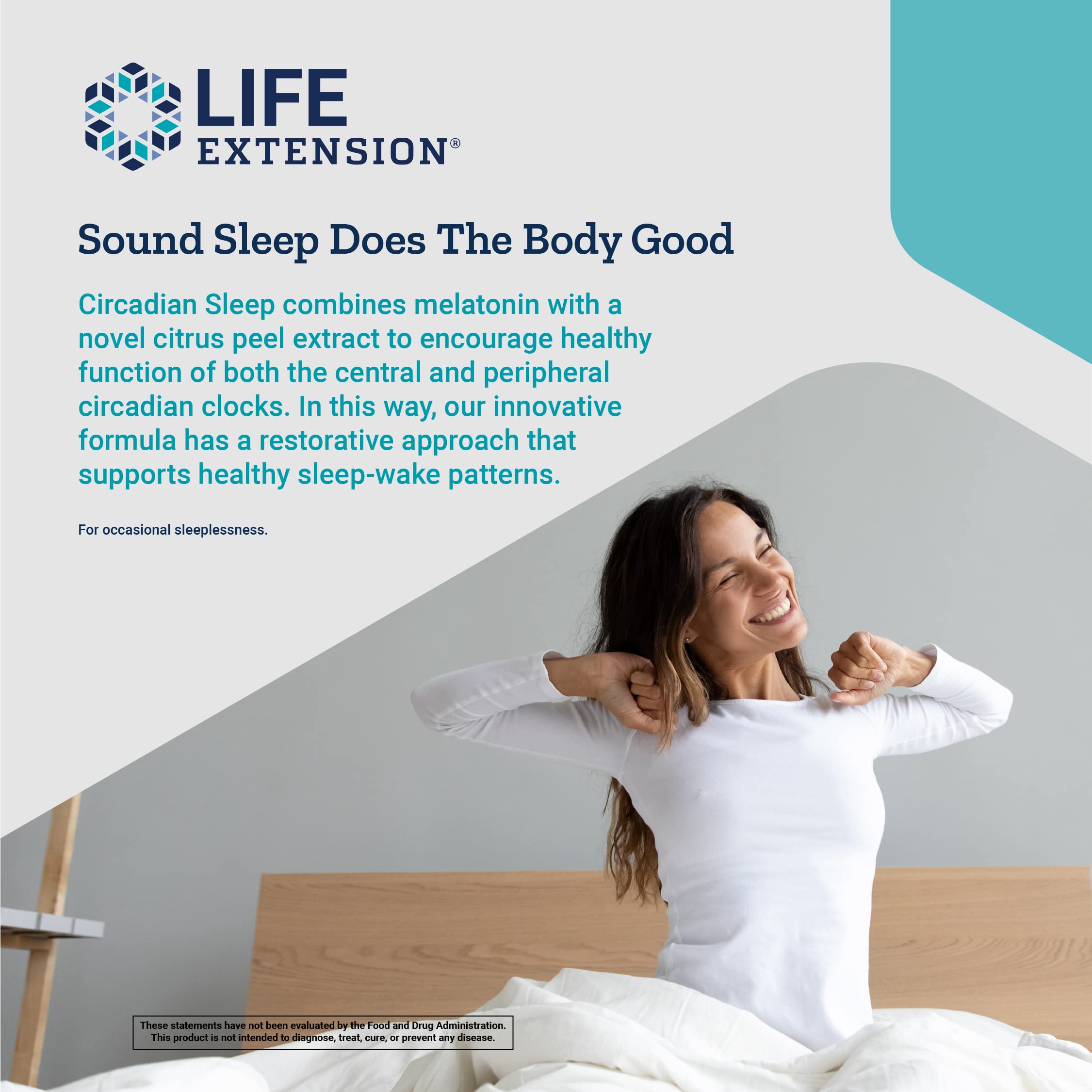 Foto 5 | Suplemento Para Dormir Life Extension, Circadiano, Sueño, Melatonina - Venta Internacional.