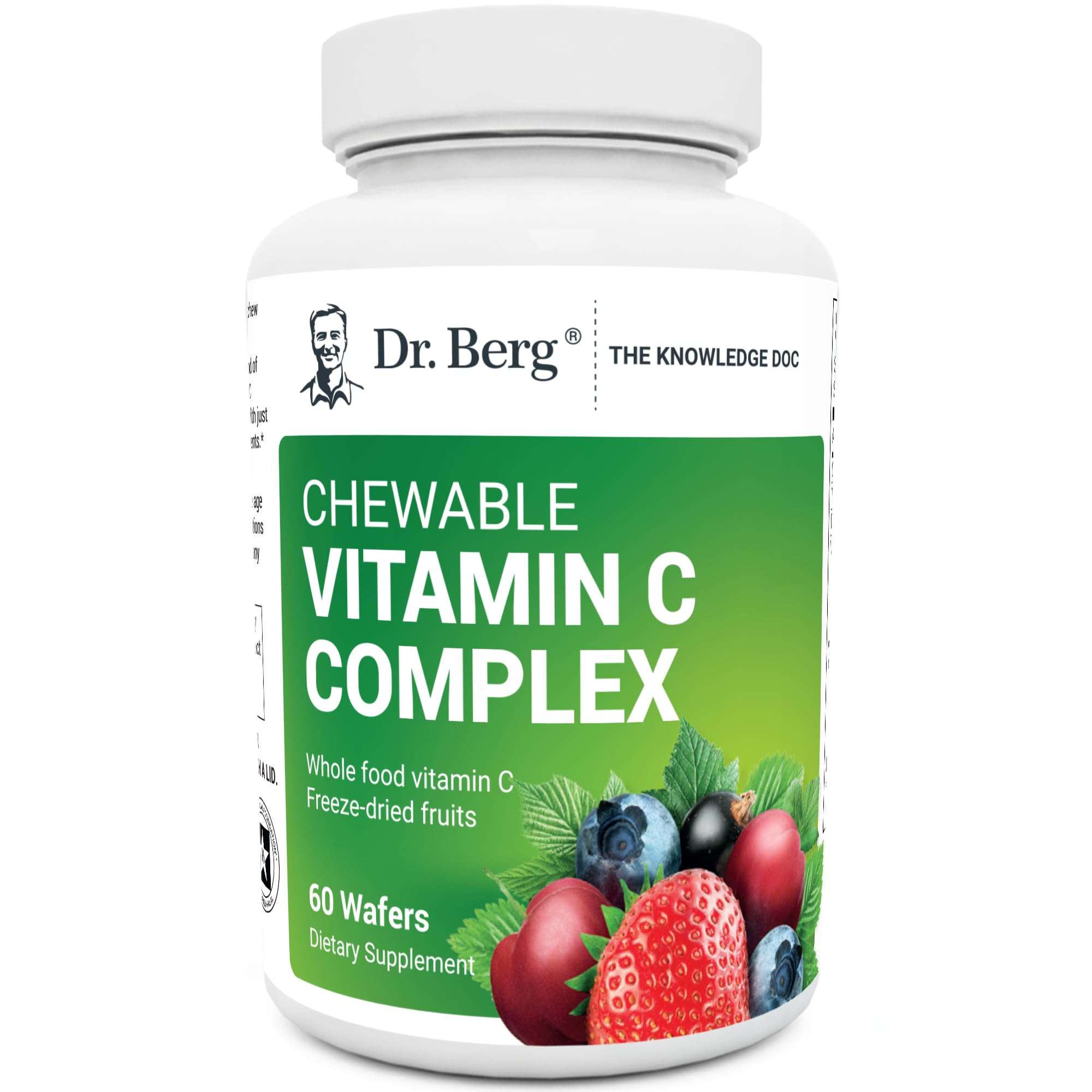 Foto 2 pulgar | Complejo Masticable de Vitamina C Dr. Berg 60 Porciones - Venta Internacional