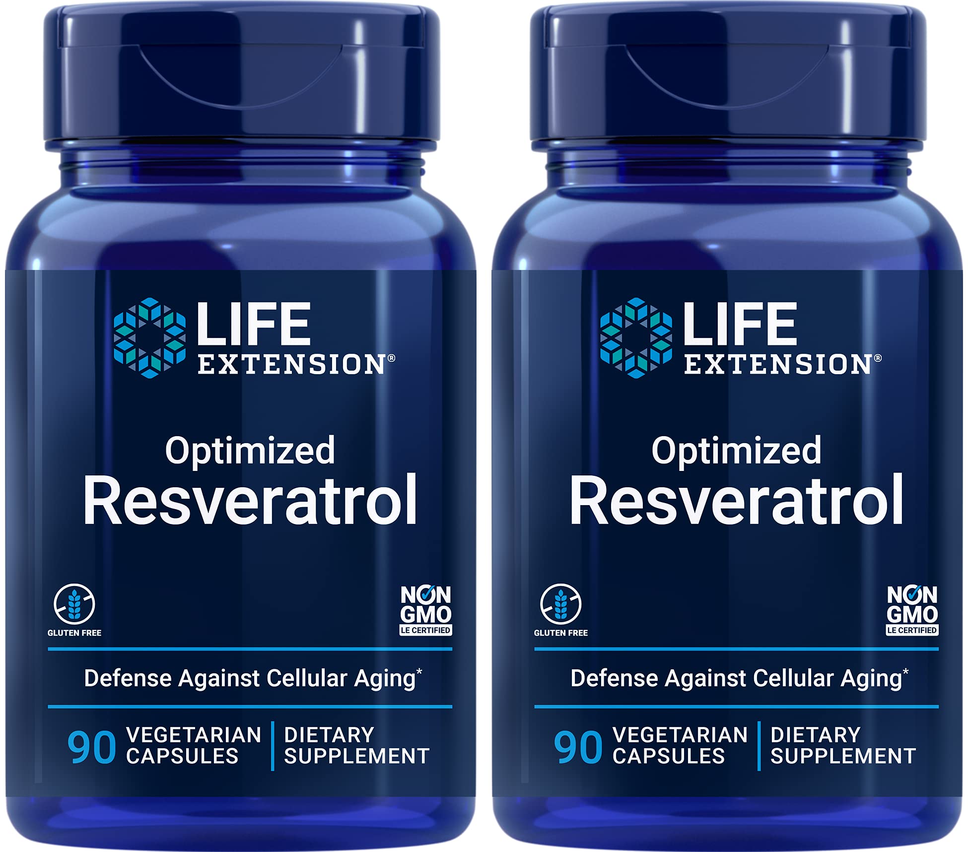 Foto 2 pulgar | Resveratrol Optimizado Supplement Life Extension 90 Cápsulas - Venta Internacional.