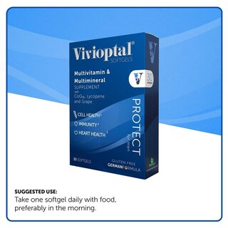 Foto 4 | Suplemento Vivioptal Protect Para Hombres 30 Cápsulas - Venta Internacional.