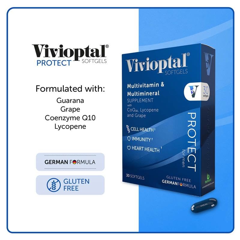Foto 6 pulgar | Suplemento Vivioptal Protect Para Hombres 30 Cápsulas - Venta Internacional.