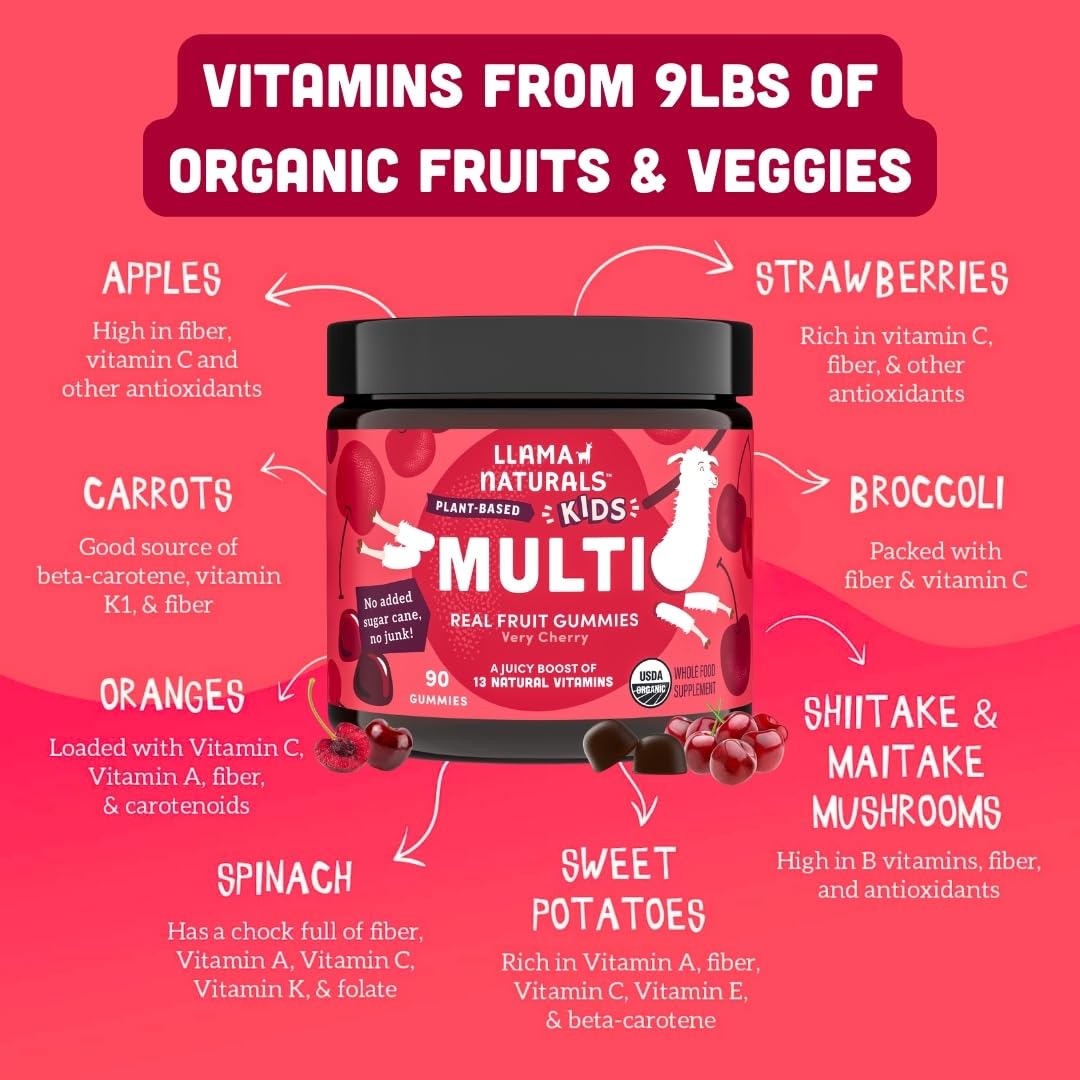Foto 6 pulgar | Vitaminas de Cereza para Niños 90 Unidades - Venta Internacional