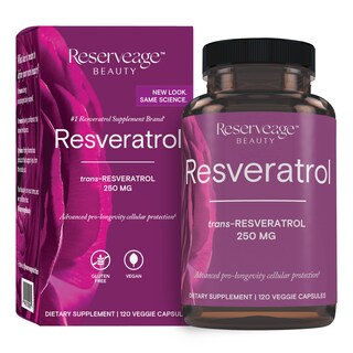Foto 1 | Suplemento Reserveage Beauty Resveratrol 250 Mg 120 Cápsulas - Venta Internacional.