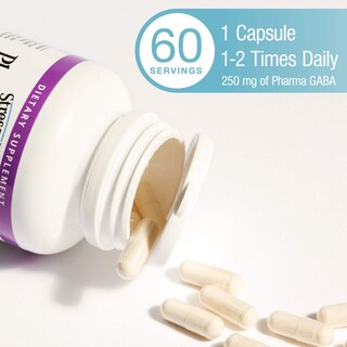 Foto 4 | Suplemento Natural Factors Stress-relax Pharma Gaba 250 Mg - Venta Internacional.