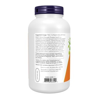 Foto 3 | Suplementos Now Foods Prostate Health 180 Cápsulas Blandas Fórmula Clínica - Venta Internacional