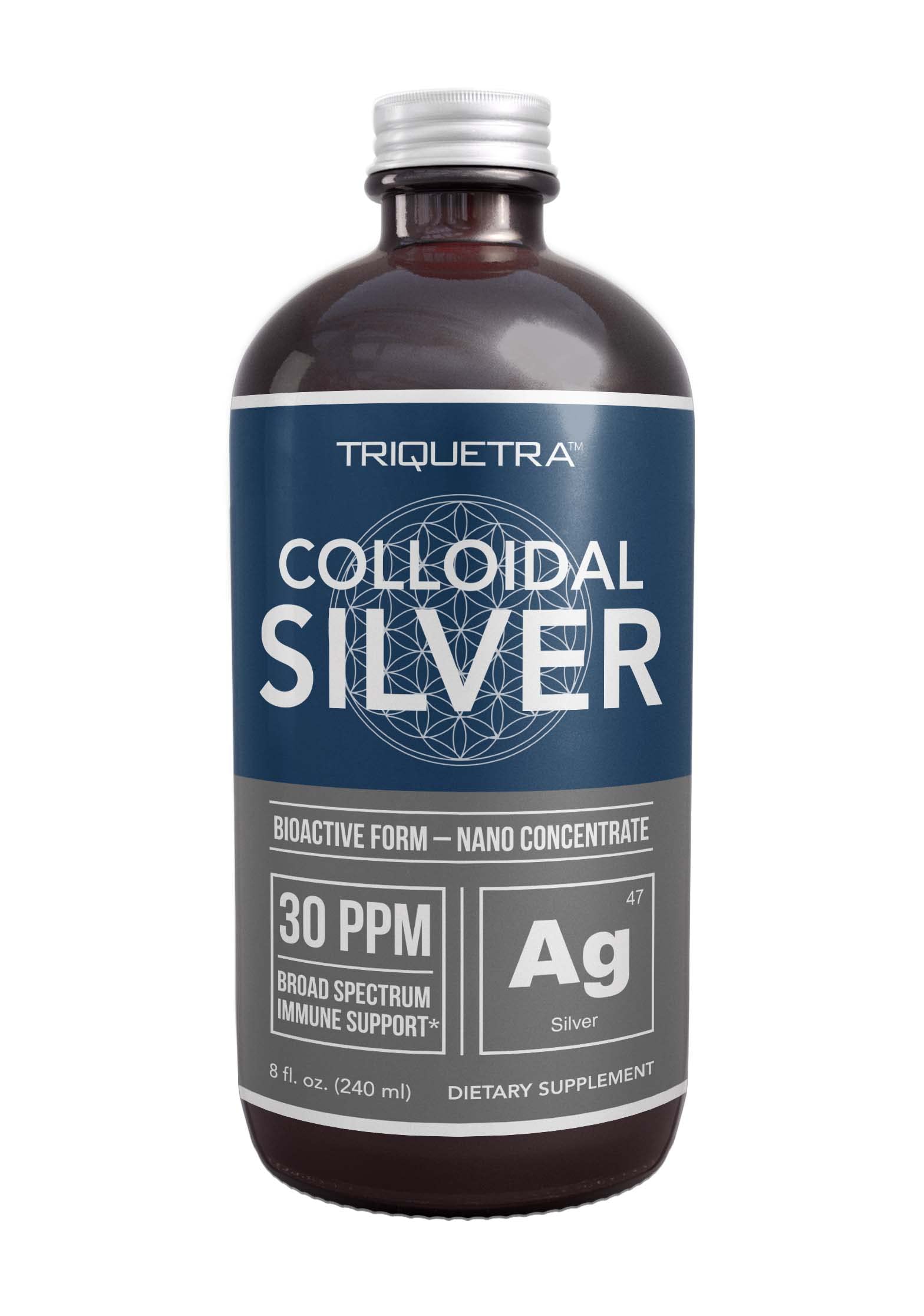 Foto 2 pulgar | Suplemento Plata Coloidal 240 ml 30 Ppm - Venta Internacional
