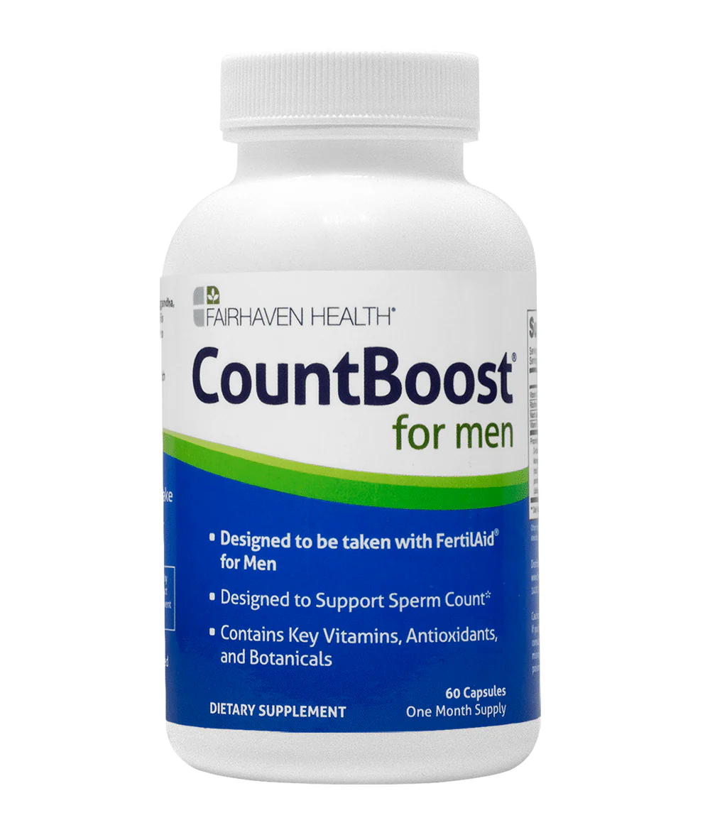 Foto 1 | Suplemento Fairhaven Health Countboost For Men Fertilidad Conteo De Espermatozoides Salud Reproductiva 60 Cápsulas