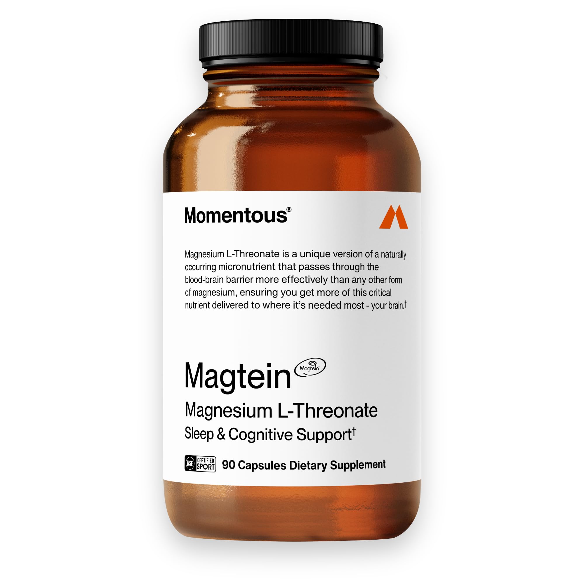 Foto 2 pulgar | Suplemento De L-treonato De Magnesio Momentous Magtein 145 Mg - Venta Internacional.