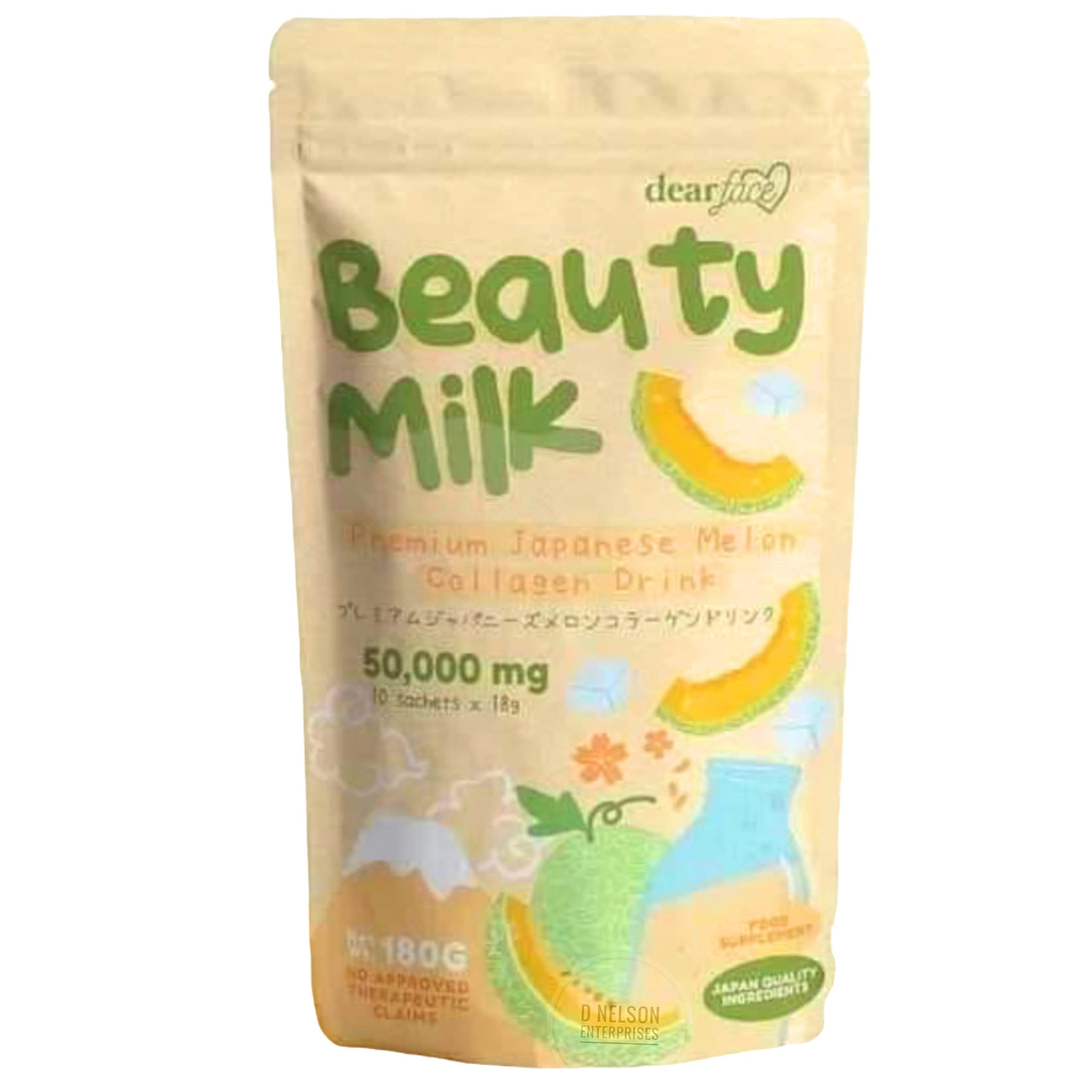Foto 2 pulgar | Drink Dear Face Beauty Milk, Colágeno Japonés, Melón, 180 Ml - Venta Internacional.