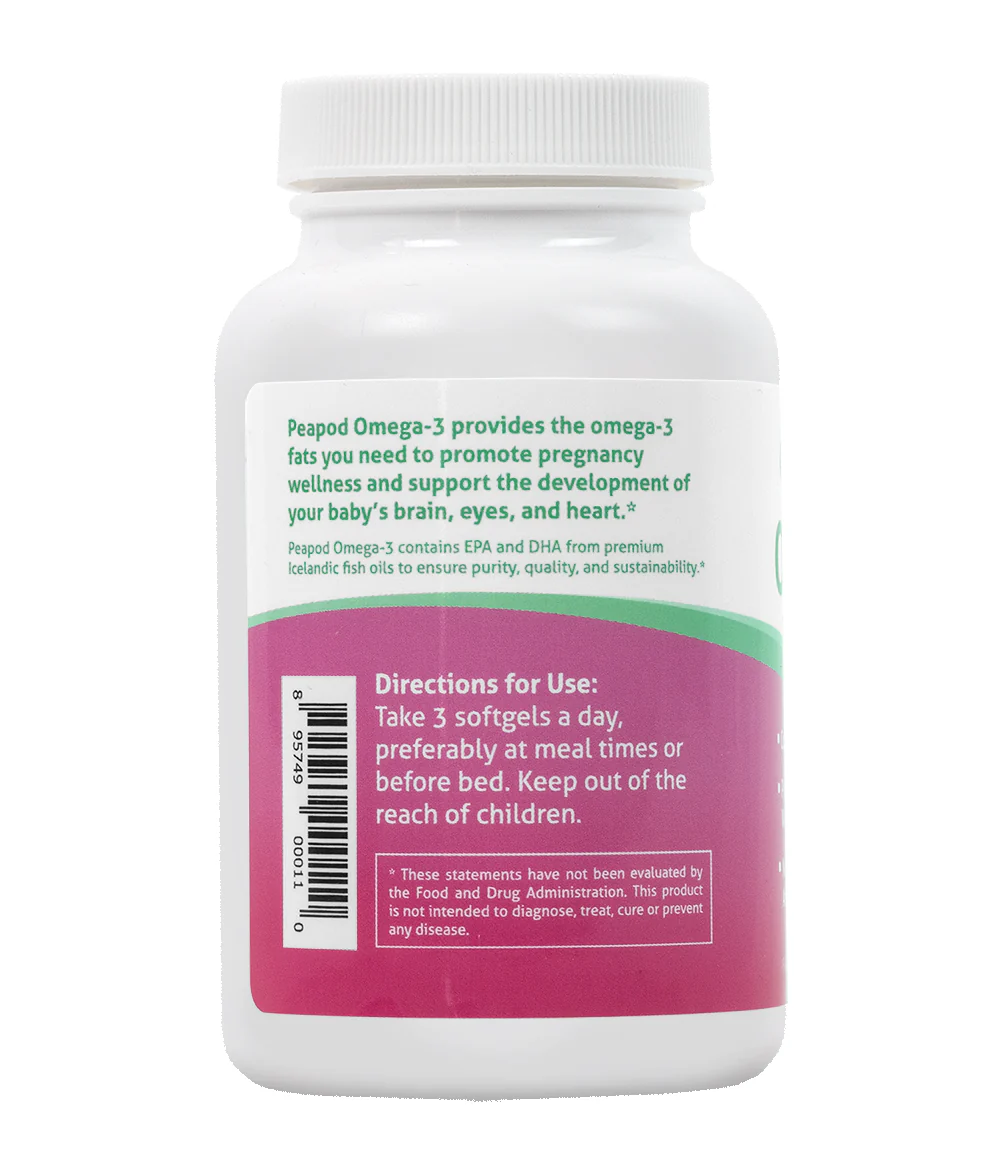 Foto 4 pulgar | Fairhaven Health Peapod Omega-3 Embarazo Saludable Epa Y Dha 90 Cápsulas