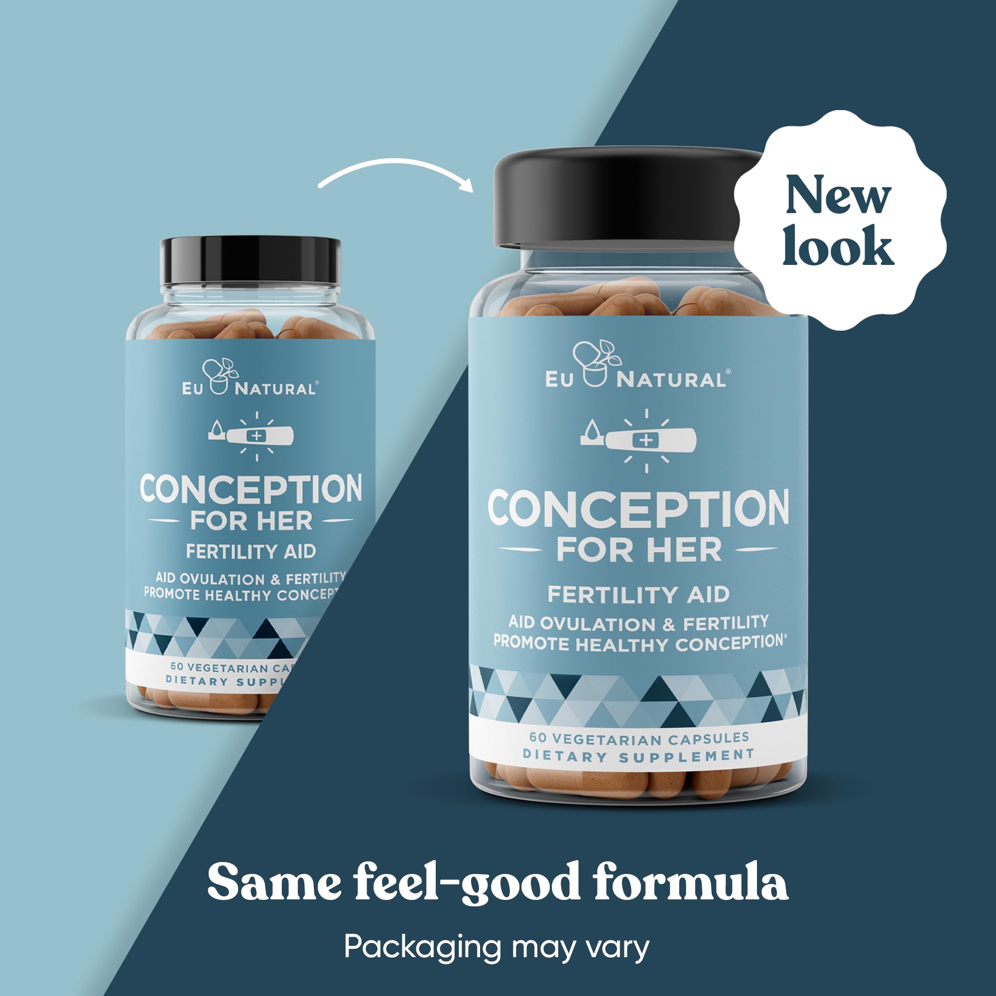 Foto 2 | Fertility Supplements Eu Natural Conception Women 60 Cápsulas - Venta Internacional.