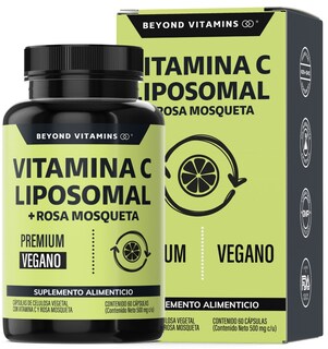 Foto 1 | Suplemento Alimenticio Beyond Vitamins Vitamina C Liposomal 300mg Con Rosa Mosqueta 60 Cápsulas