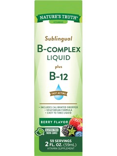 Foto 1 | Suplemento Nature's Truth Sublingual B Complex 60 Ml - Venta Internacional.