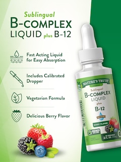 Foto 4 | Suplemento Nature's Truth Sublingual B Complex 60 Ml - Venta Internacional.