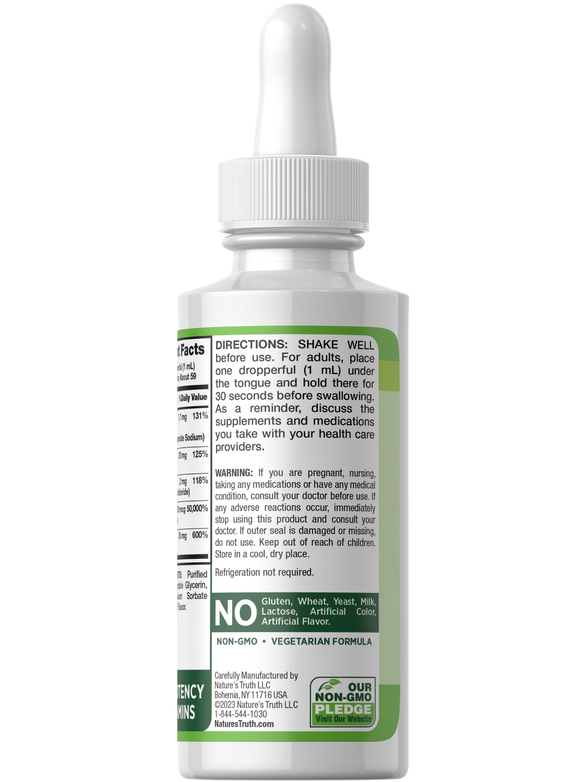 Foto 7 pulgar | Suplemento Nature's Truth Sublingual B Complex 60 Ml - Venta Internacional.