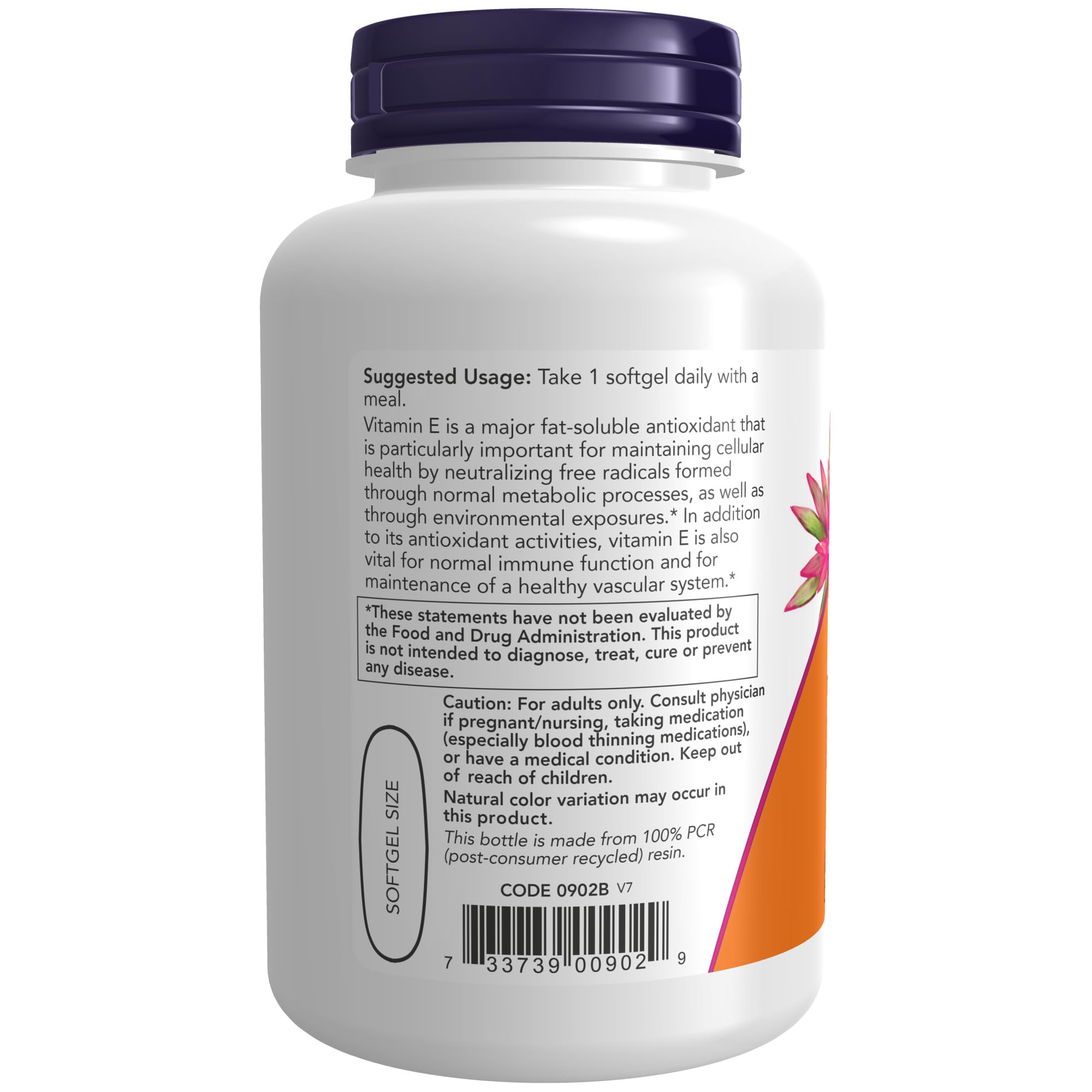 Foto 3 pulgar | Suplemento Antioxidante De Tocoferoles Mixtos De Vitamina E-1,000 Ui - Venta Internacional.