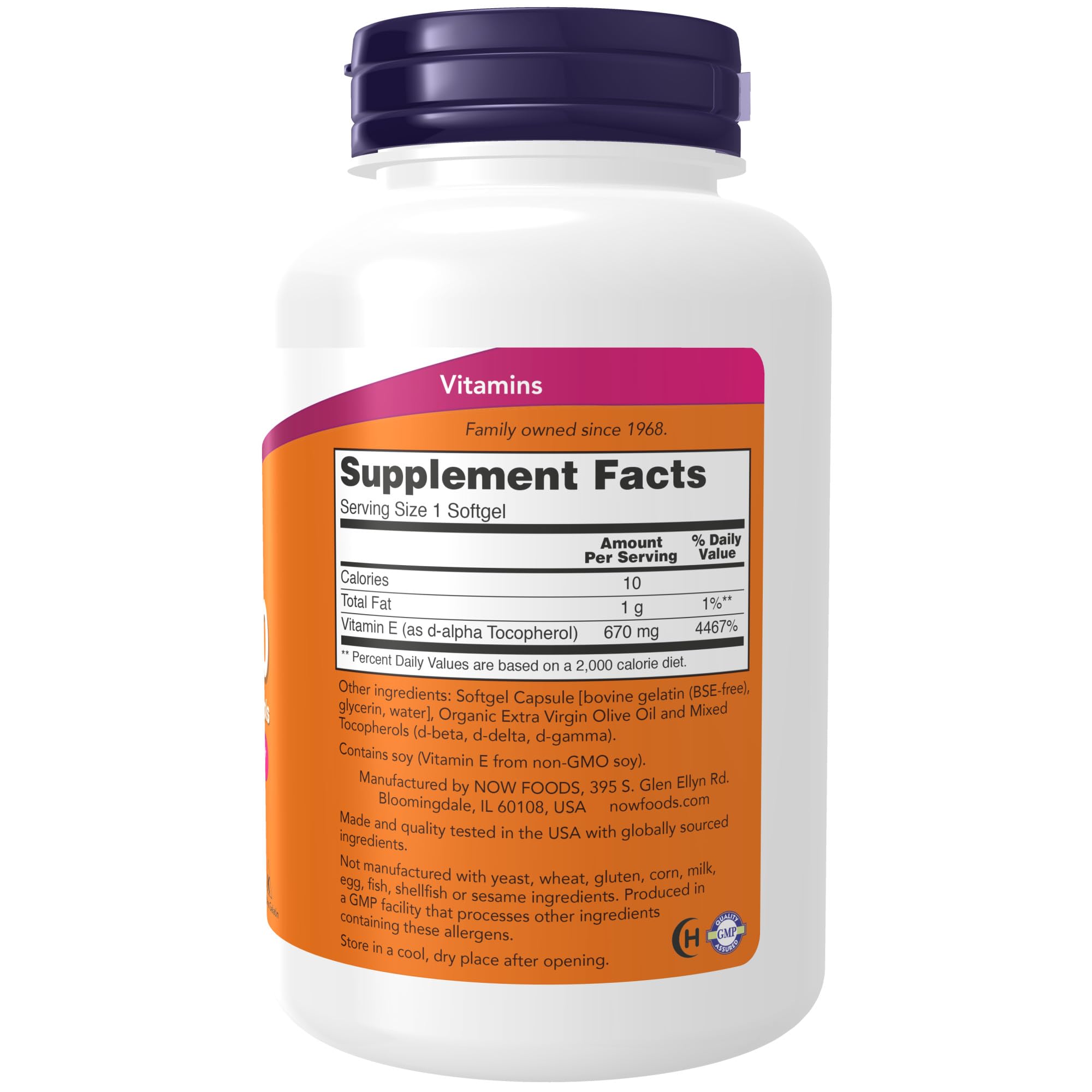 Foto 4 pulgar | Suplemento Antioxidante De Tocoferoles Mixtos De Vitamina E-1,000 Ui - Venta Internacional.