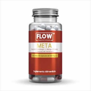 Foto 1 | Flow Vitaminas, Minerales - Cambogia Garcinia Con Mango Africano Y Cetonas De Frambuesa Con 90 Cápsulas De 500 Mg. C/u