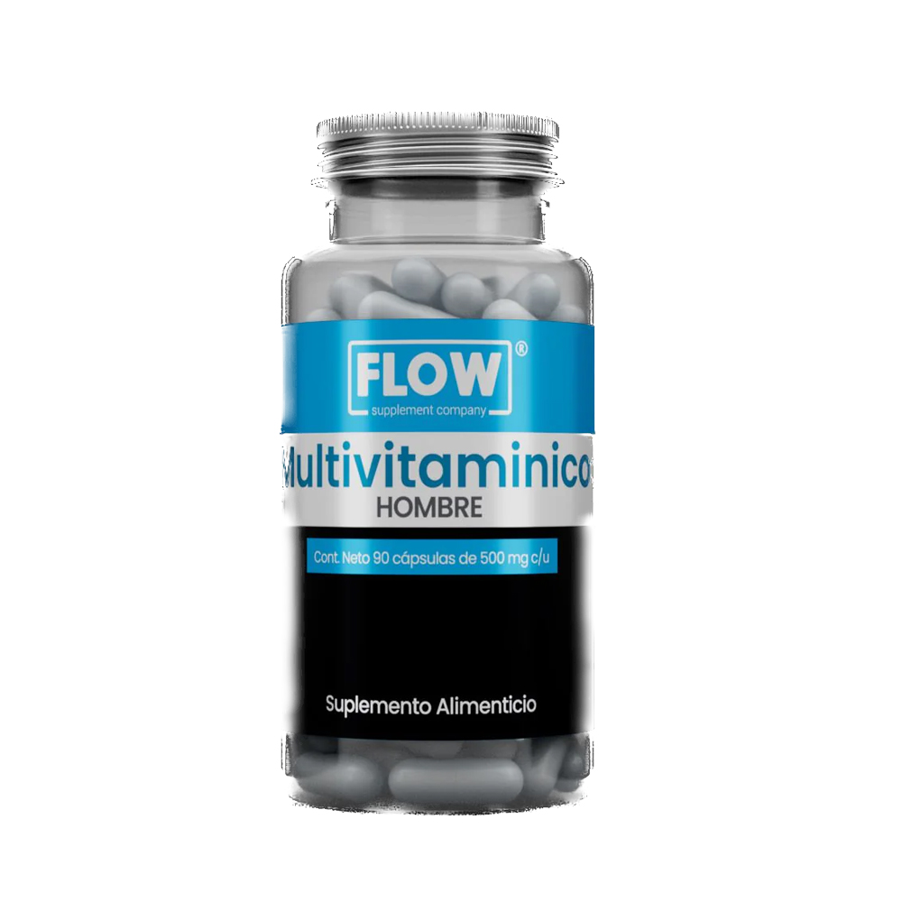 Foto 2 pulgar | Flow Vitaminas, Minerales Y Suplementos - Multivitamínico Premium Para Hombre Con 270 Capsulas De 500 Mg