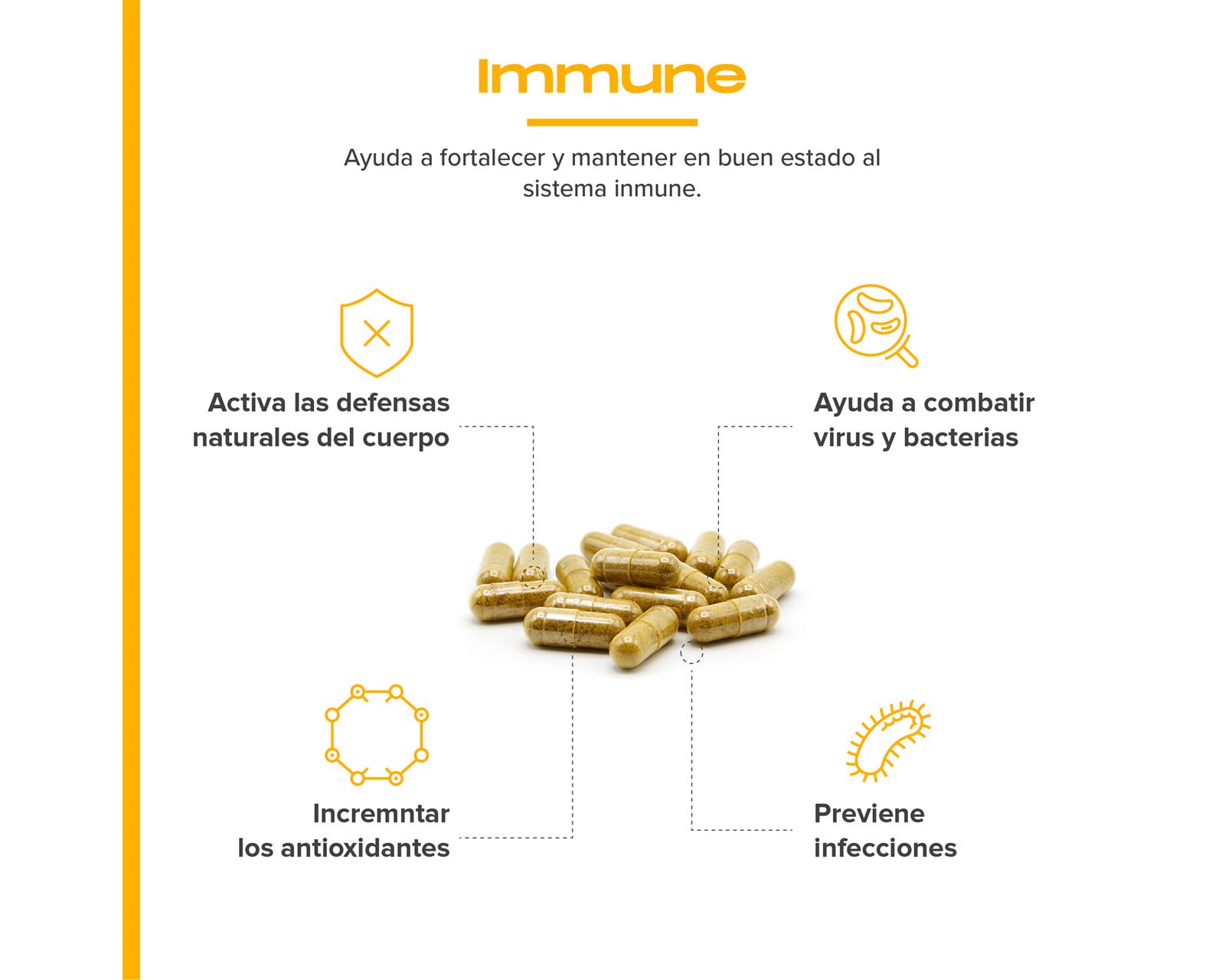 Foto 6 pulgar | Suplemento Multivitamínico Sistema Inmune Con Vitamina C Vital4 60 Cápsulas