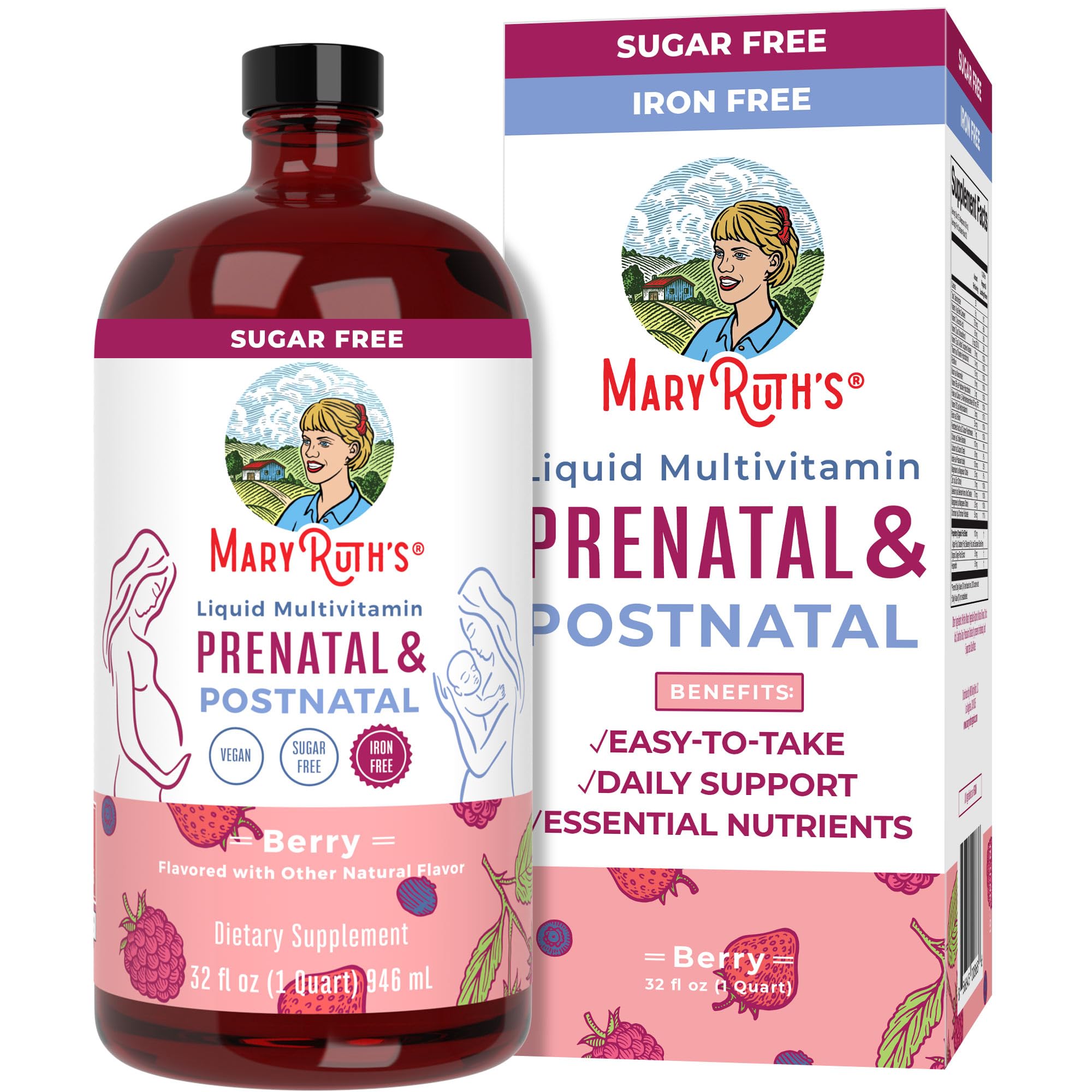 Foto 2 pulgar | Suplemento Maryruth Organics Prenatal Y Posnatal 960 Ml - Venta Internacional.