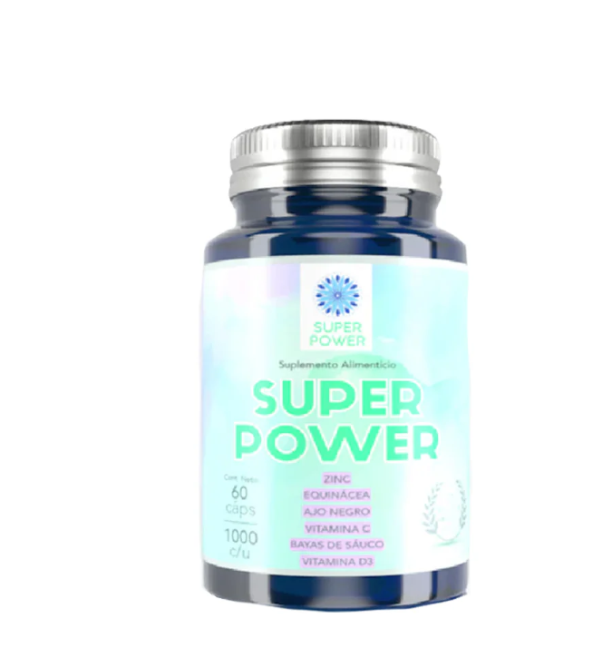 Foto 2 pulgar | Superpower De Flow Supplements - Zinc, Equinacea, Ajo Negro, Vitamina C, Bayas De Sauco Y Vitamina D3 / 60 Cápsul
