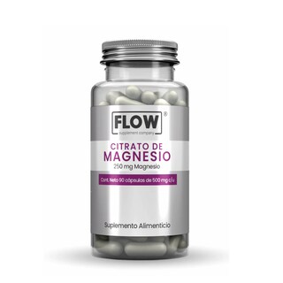 Foto 1 | Flow Vitaminas Minerales Y Suplementos 90 Cápsulas Citrato De Magnesio De 500 Mg C/u