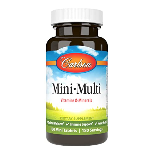 Foto 2 pulgar | Suplemento Multivitamínico Carlson Mini-multi, 180 Comprimidos - Venta Internacional.