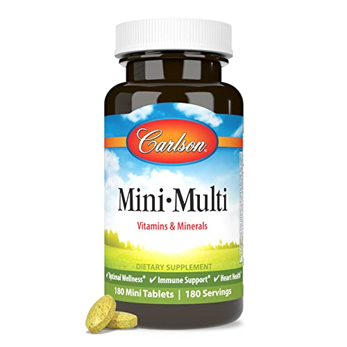 Foto 6 pulgar | Suplemento Multivitamínico Carlson Mini-multi, 180 Comprimidos - Venta Internacional.