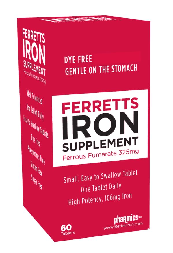 Foto 2 pulgar | Tabletas Supplement Pharmics Ferretts 60 Tabletas (106 Mg) X 2 - Venta Internacional.