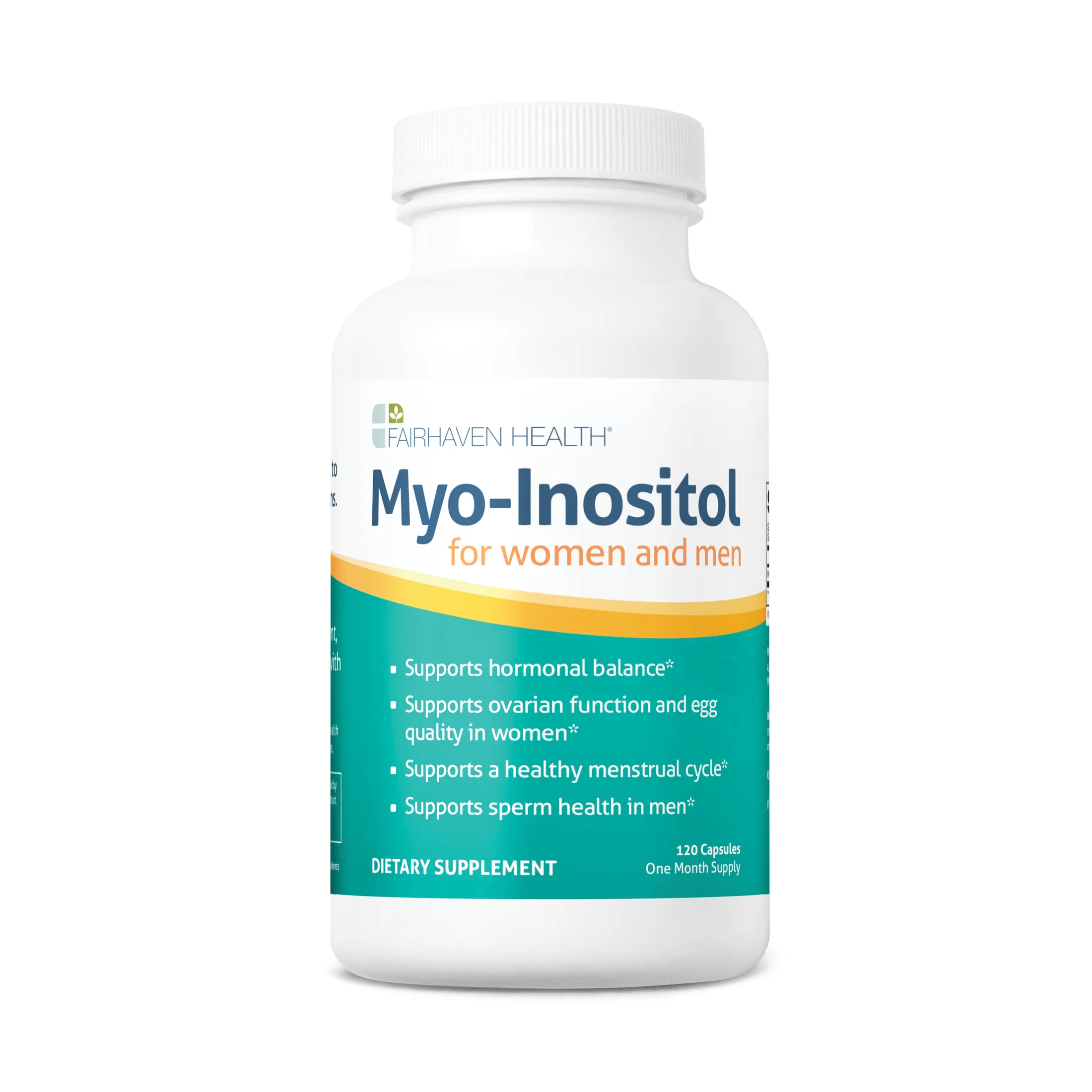 Foto 2 pulgar | Suplemento Fairhaven Health Myo-inositol For Women and Men 120 Cápsulas