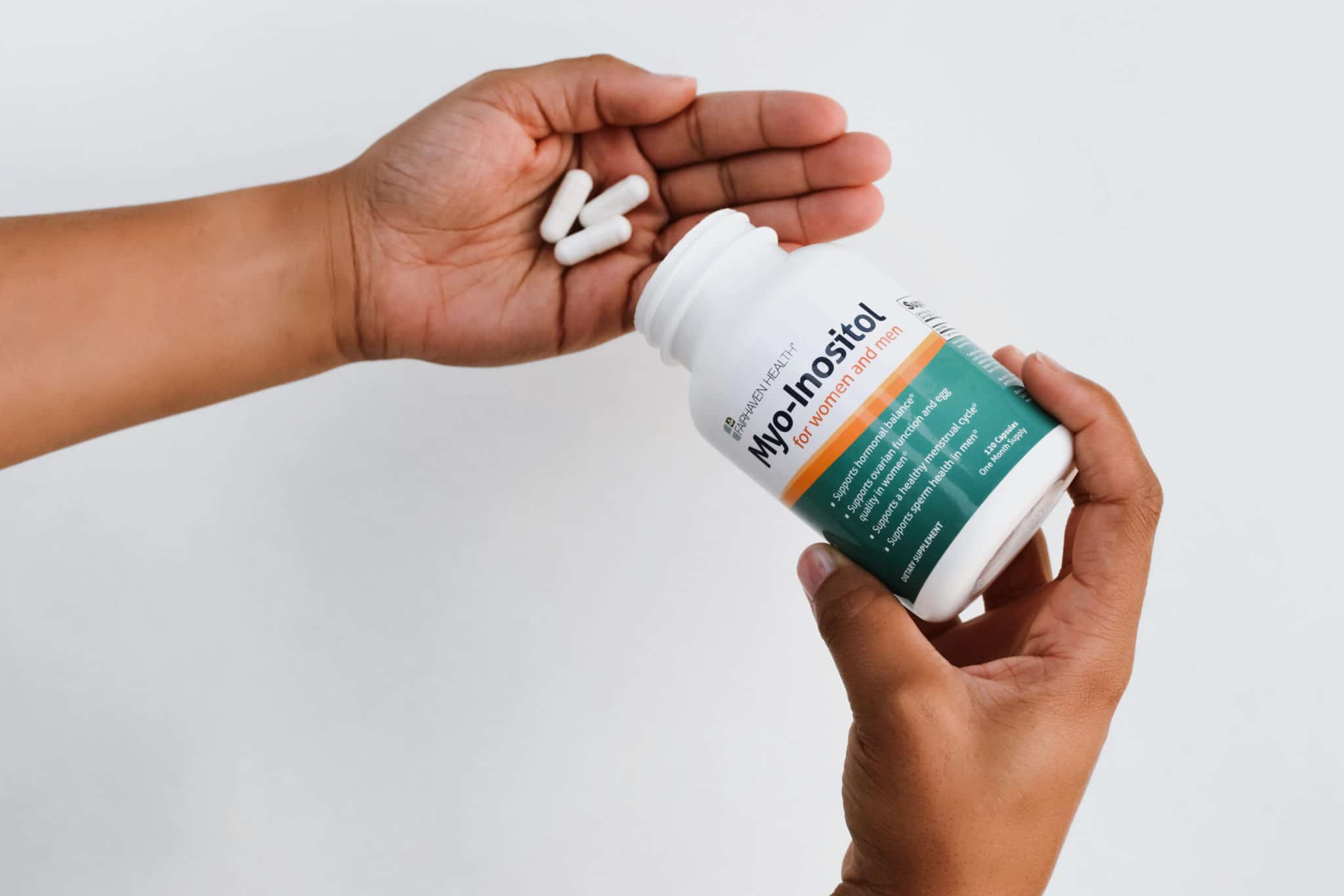 Foto 5 pulgar | Suplemento Fairhaven Health Myo-inositol For Women and Men 120 Cápsulas