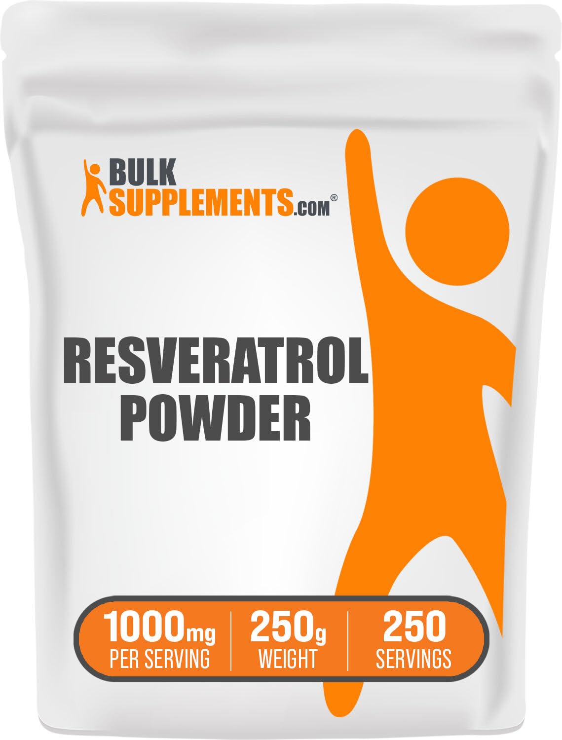 Foto 2 pulgar | Suplemento Bulksupplements.com Resveratrol 1000 Mg 250 G - Venta Internacional.