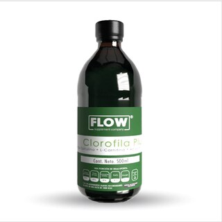 Foto 1 | Clorofila Líquida Flow Supplement con Alga Spirulina + L-carnitina + Ácido Alfa Lipoico 500 ml