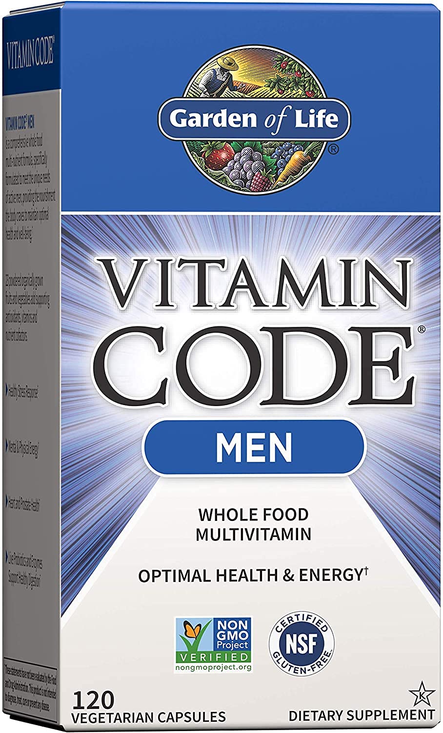 Foto 2 pulgar | Multivitamínico Garden Of Life Vitamin Code Whole Food Men 120c - Venta Internacional.
