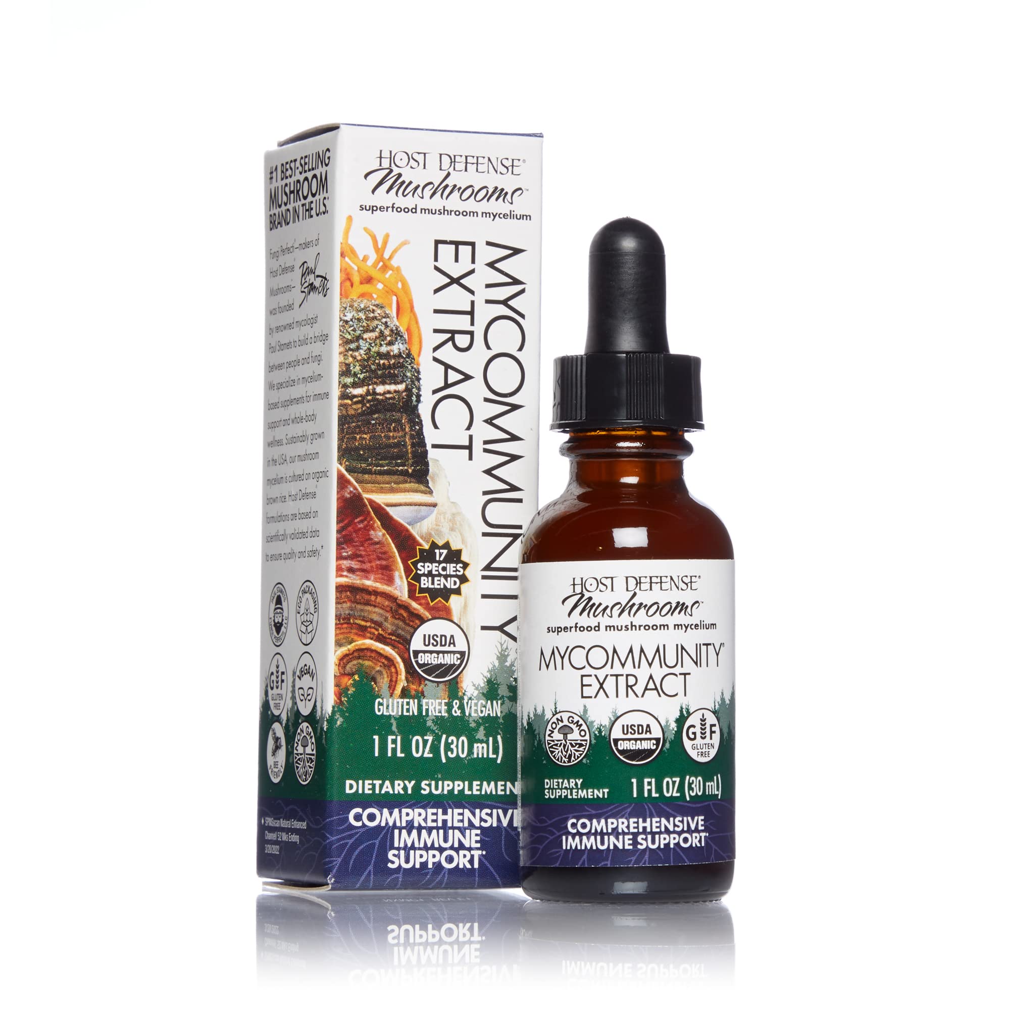 Foto 2 pulgar | Suplemento Host Defense Mycommunity Extract 30 Ml - Venta Internacional.