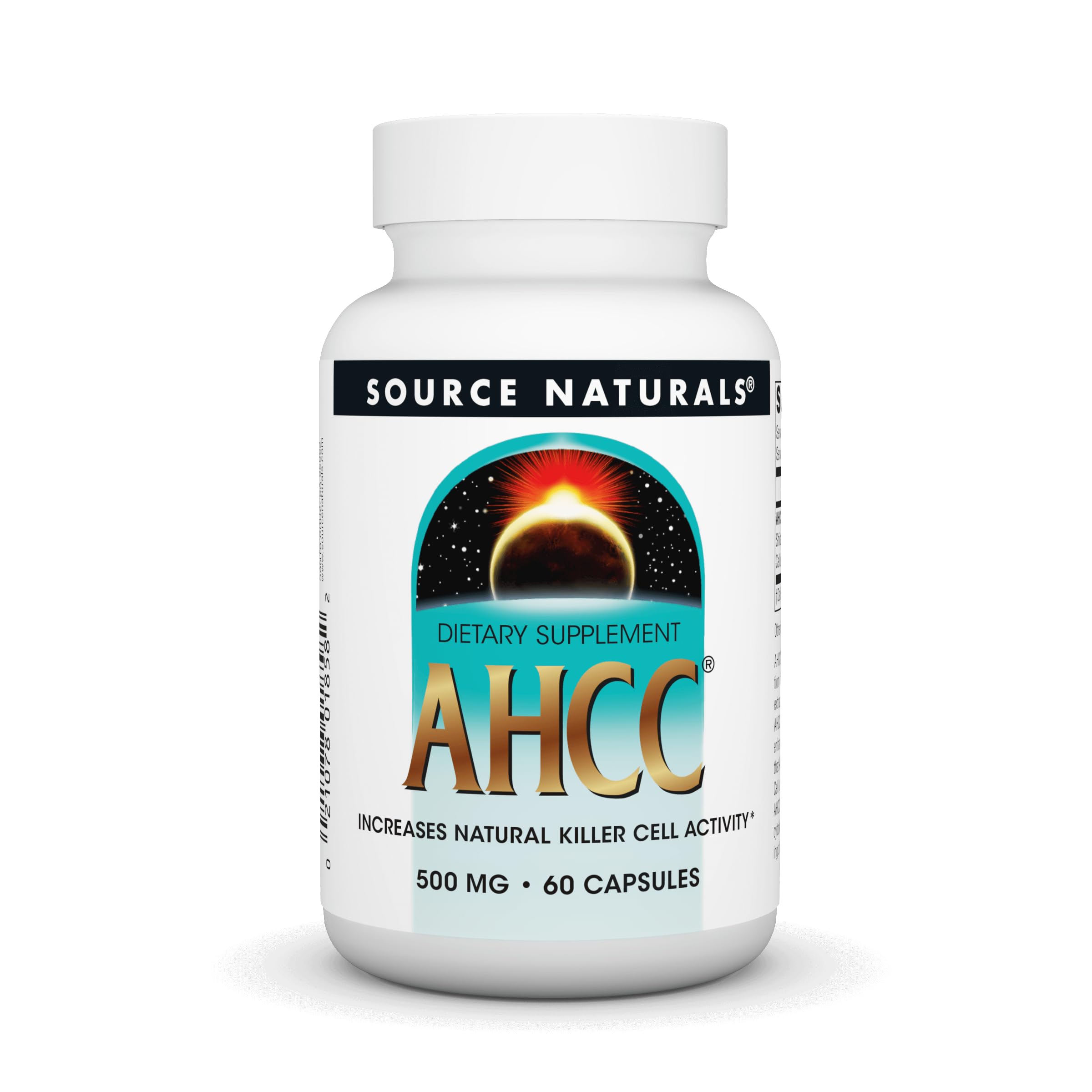 Suplemento Source Naturals Ahcc 500 Mg - 60 Cápsulas - Venta Internacional.