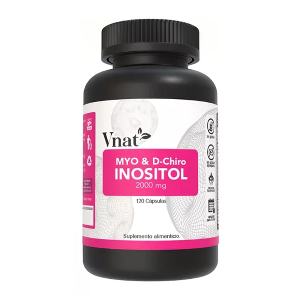 Myo & D-chiro Inositol 2000 Mg Vnat  120 Capsulas