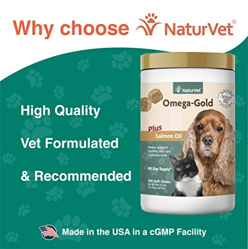 Foto 5 pulgar | Suplemento Naturvet Omega-gold Plus De Aceite De Salmón Para Perros Y Gatos - Venta Internacional.