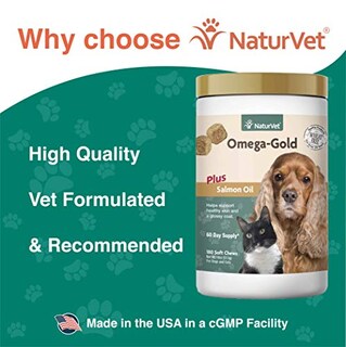 Foto 4 | Suplemento Naturvet Omega-gold Plus De Aceite De Salmón Para Perros Y Gatos - Venta Internacional.