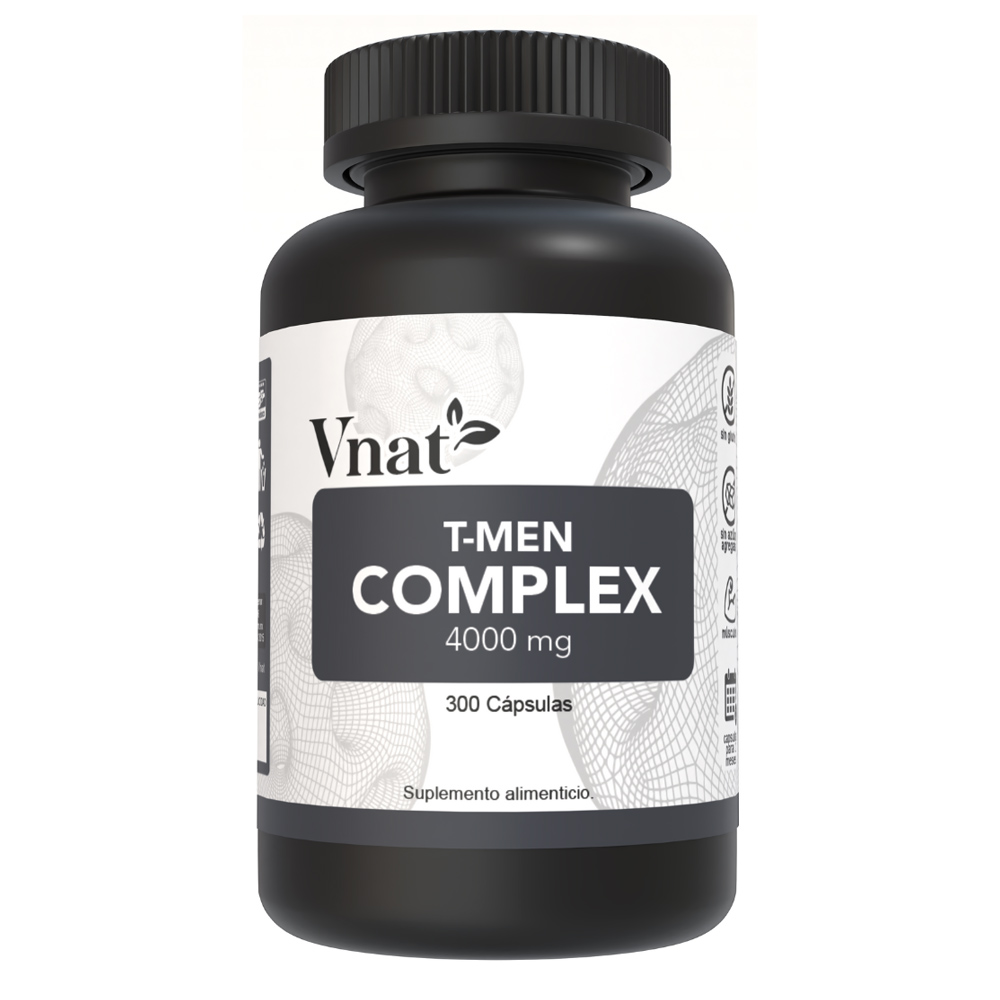 Foto 2 pulgar | T Men Complex Vnat Precursor De Testosterona 4000mg Con 300 Capsulas