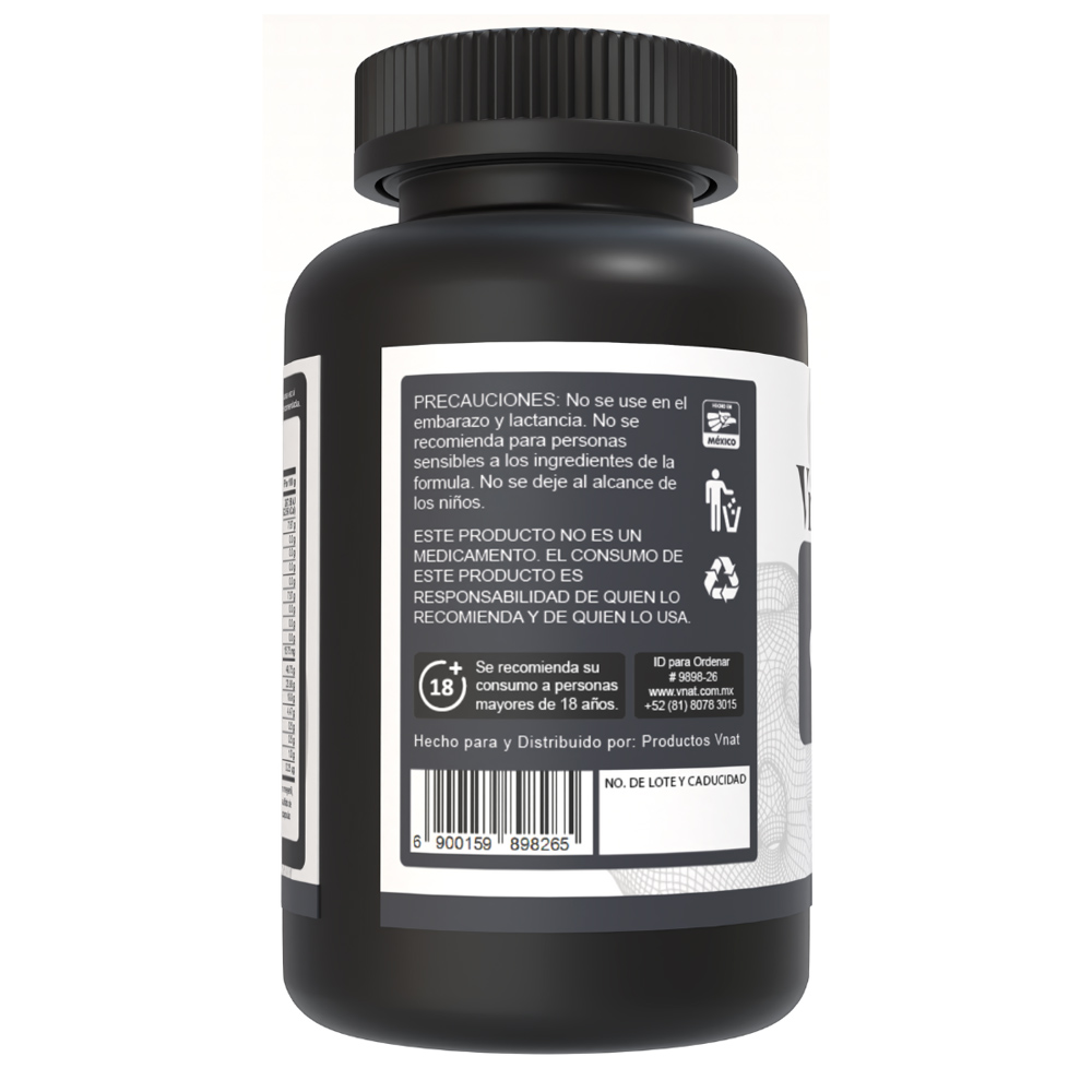 Foto 3 | T Men Complex Vnat Precursor De Testosterona 4000mg Con 300 Capsulas