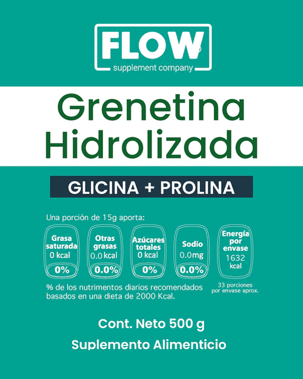 Foto 3 pulgar | Suplemento Alimenticio Flow Vitaminas Minerales 3 Pack de Grenetina Hidrolizada con Vitamina C y Vitamina D