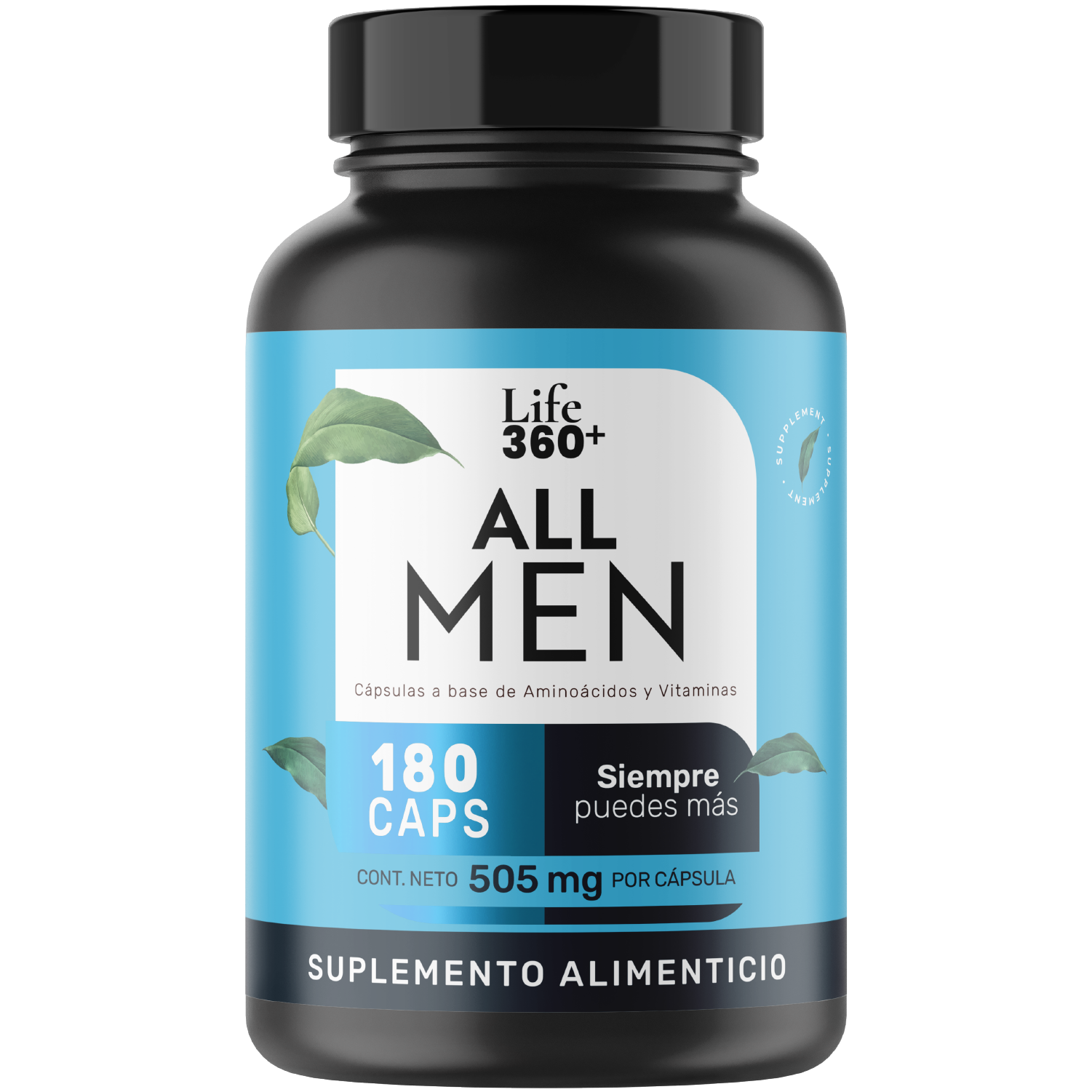 Foto 2 pulgar | Life 360+ All Men 180 Cápsulas Aminoácidos Y Vitaminas