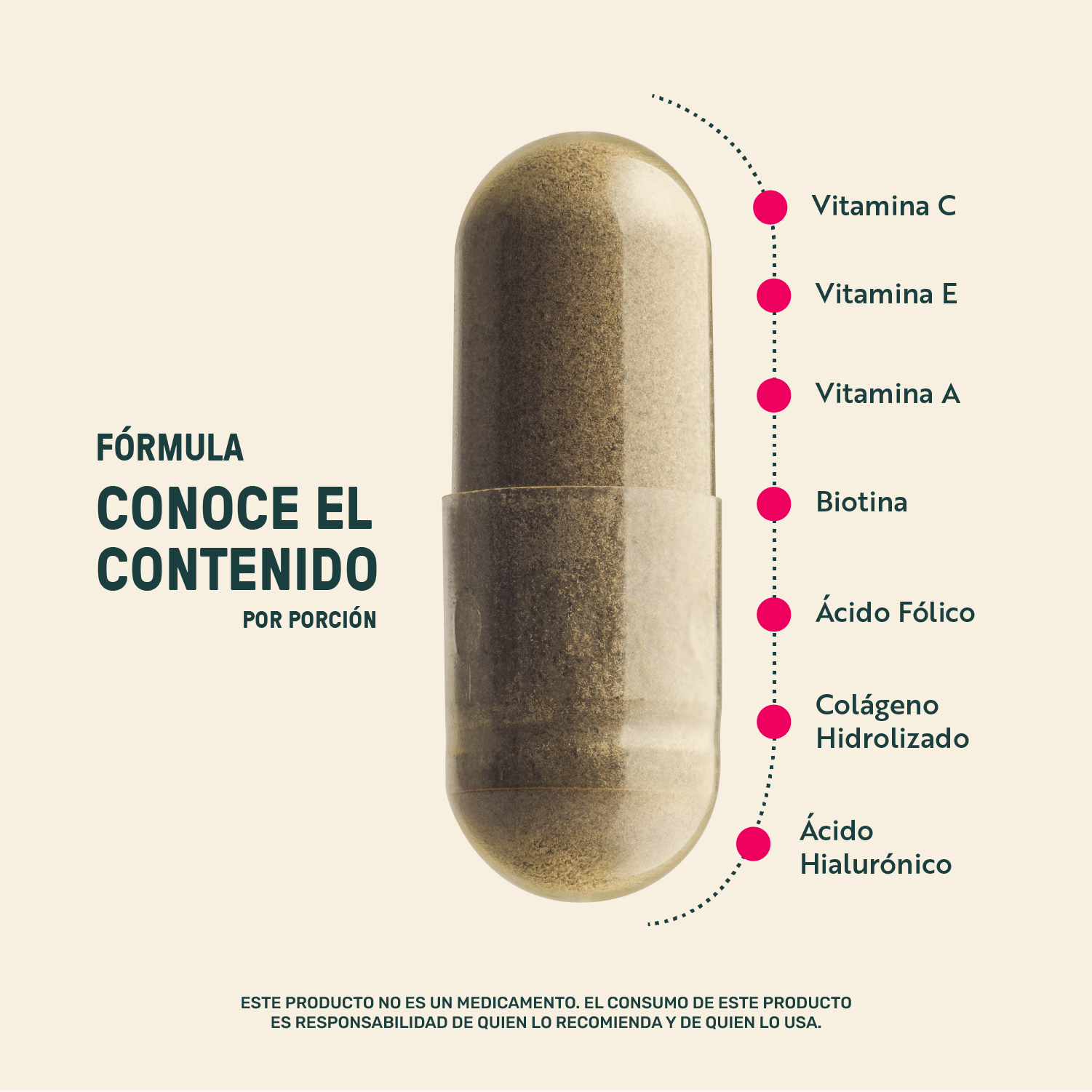 Foto 4 pulgar | Life 360+ Collagen Vitamins 220 Caps Colágeno Y Vitaminas
