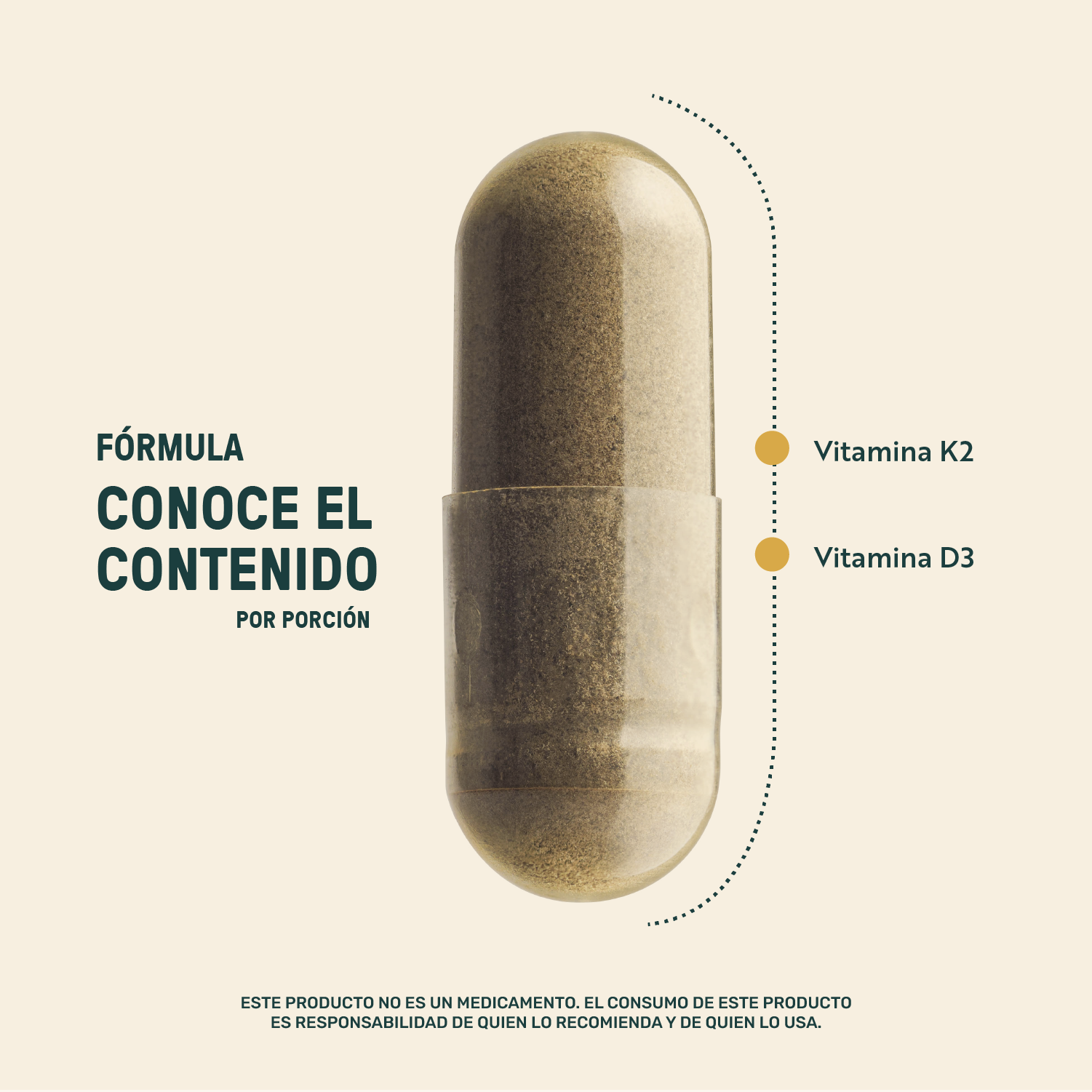 Foto 4 pulgar | Life 360+ K2d3 Almidón De Maíz 180 Caps Con Vitamina K2 Y D3