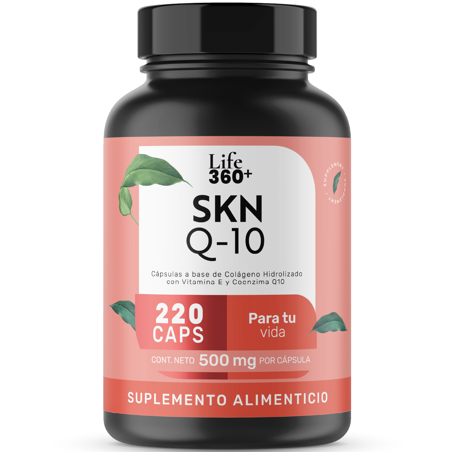 Foto 1 | Life 360+ Skn Q10 220 Caps Colágeno Hidrolizado Coenzima Q10