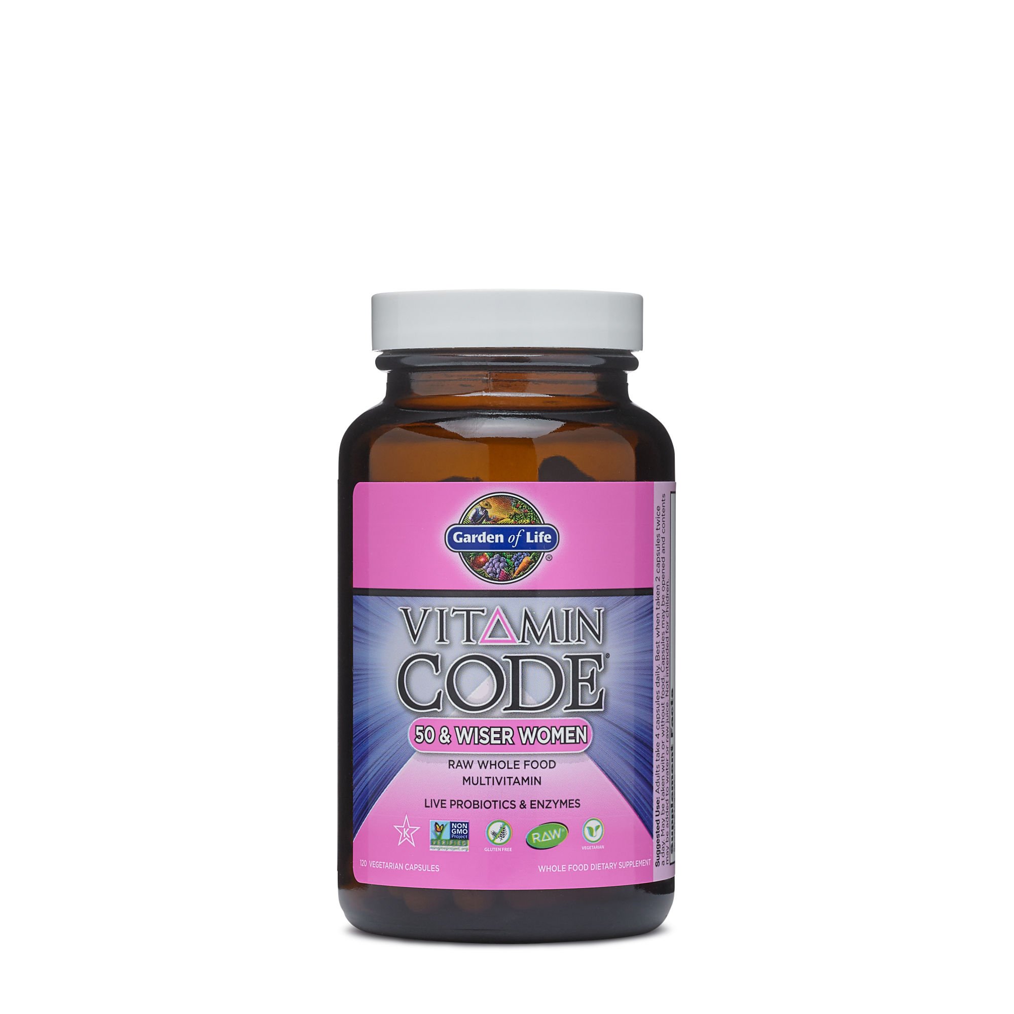 Foto 2 pulgar | Suplemento Vitamínico Garden Of Life Vitamin Code 50+ Para Mujeres, 120 Unidades - Venta Internacional.
