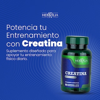 Foto 5 | Herbalia Lab Creatina Monohidratada En Cápsulas | Suplemento Para Rendimiento Deportivo Y Fuerza - 90 Cápsulas