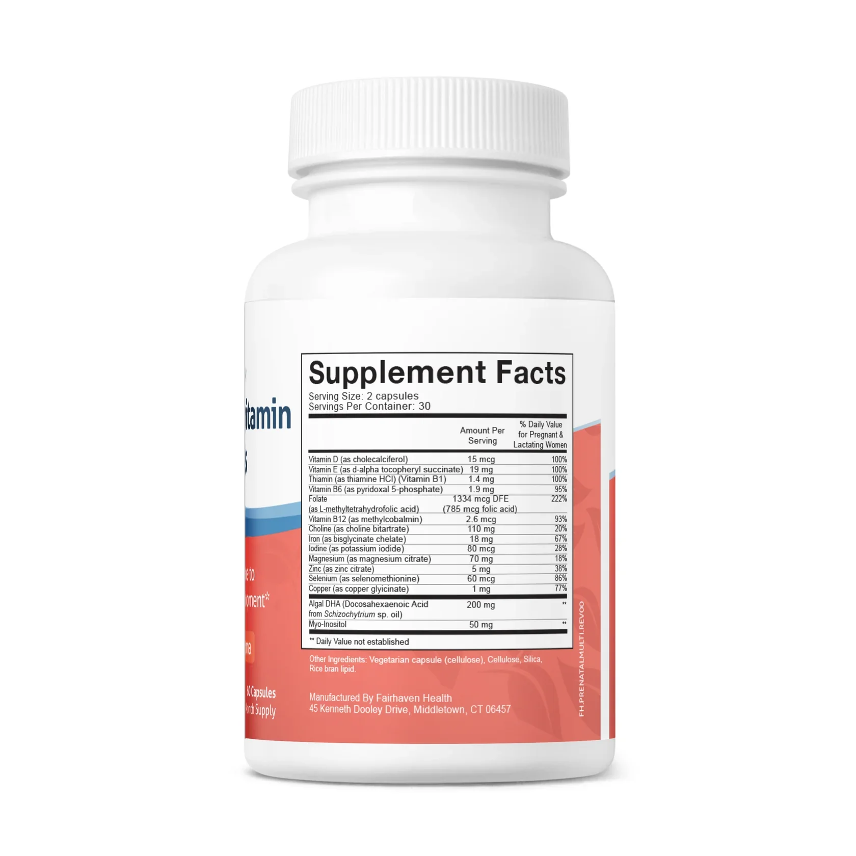 Foto 3 pulgar | Fairhaven Prenatal Multivitamin Essentials Multivitaminico Para Apoyo Nutricional Durante El Embarazo 60 Cápsulas